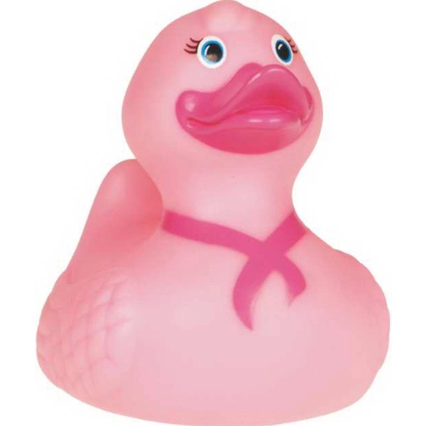 Rubber "Pink Ribbon" Duck.... from ASI 57705 Goodview Industries Co Inc / Goodview Industries