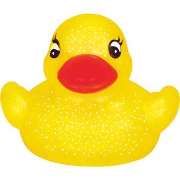Rubber transparent son duck with glitter inside.... from ASI 57705 Goodview Industries Co Inc / Goodview Industries