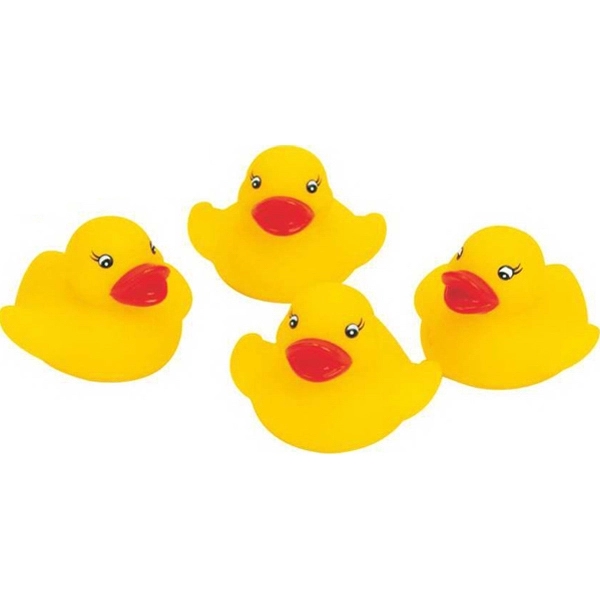 Squeaking yellow rubber miniature toy duck.... from ASI 57705 Goodview Industries Co Inc