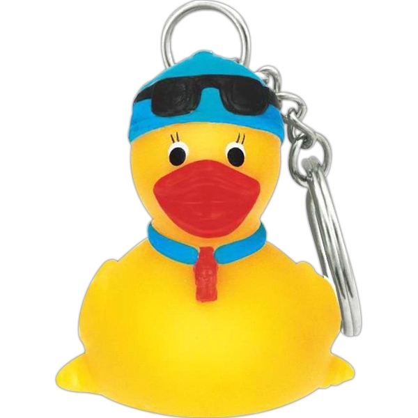 Rubber Sporty Referee Duck Key Chain.... from ASI 57705 Goodview Industries Co Inc