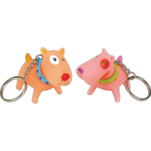 Rubber dog key chain.... from ASI 57705 Goodview Industries Co Inc / Goodview Industries
