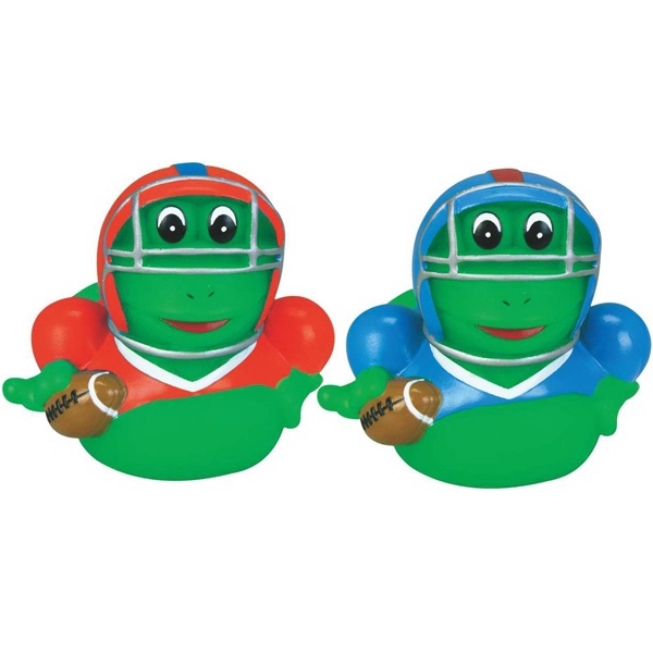 Floatable rubber football frog squeaking toy.... from ASI 57705 Goodview Industries Co Inc / Goodview Industries