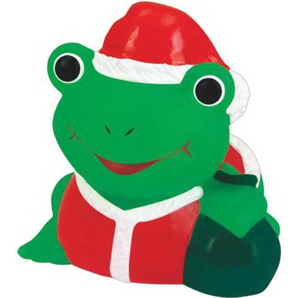 Floatable rubber mini Santa Claus frog squeaking toy.... from ASI 57705 Goodview Industries Co Inc / Goodview Industries