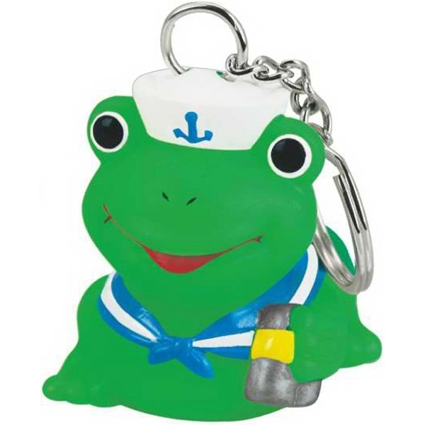 Rubber squeaking sailor frog key chain.... from ASI 57705 Goodview Industries Co Inc / Goodview Industries