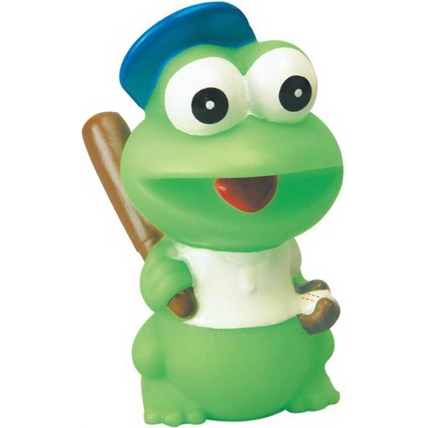 Rubber squeaking sport frog shape toy.... from ASI 57705 Goodview Industries Co Inc / Goodview Industries