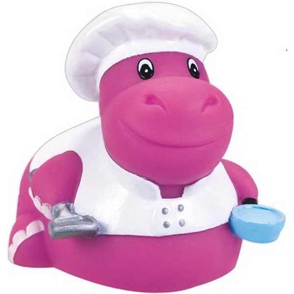 Rubber hippo squeaking toy, balanced for floating.... from ASI 57705 Goodview Industries Co Inc / Goodview Industries