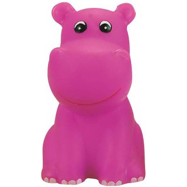 Rubber hippo squeaking toy, balanced for floating.... from ASI 57705 Goodview Industries Co Inc / Goodview Industries