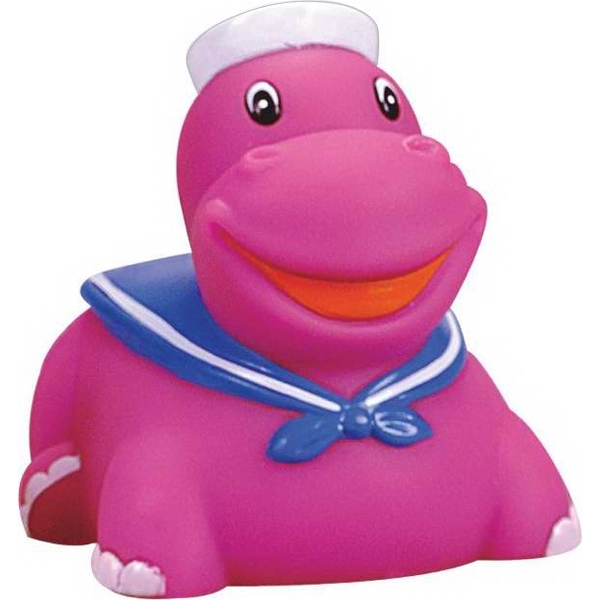 Rubber hippo squeaking toy, balanced for floating.... from ASI 57705 Goodview Industries Co Inc / Goodview Industries