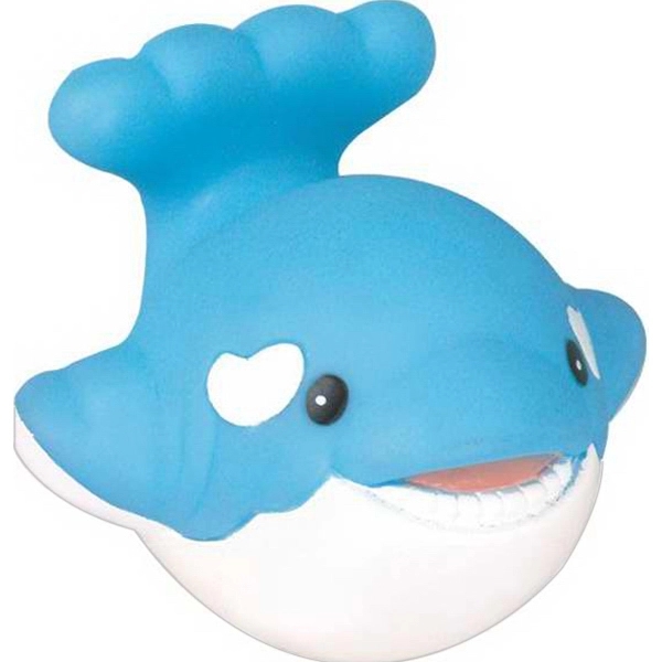 Light blue squeaky rubber sweet dolphin shape toy.... from ASI 57705 Goodview Industries Co Inc / Goodview Industries
