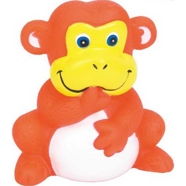squeaky rubber monkey dog toy