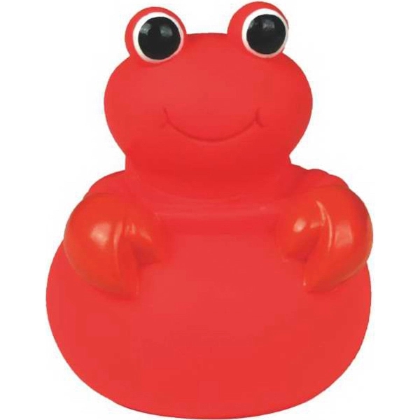 Rubber squeaky smiley crab toy.... from ASI 57705 Goodview Industries Co Inc / Goodview Industries