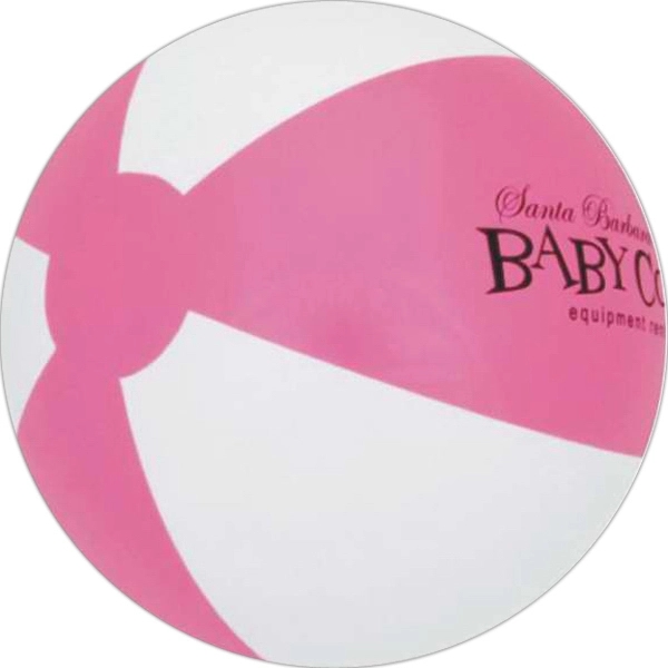 Inflatable 16"  beach ball with alternating colors.... from ASI 57705 Goodview Industries Co Inc / Goodview Industries