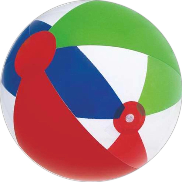Inflatable transparent 16" mixed beach ball.... from ASI 57705 Goodview Industries Co Inc / Goodview Industries