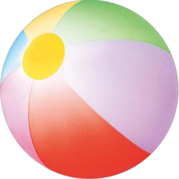 Inflatable rainbow shaded beach ball.... from ASI 57705 Goodview Industries Co Inc / Goodview Industries