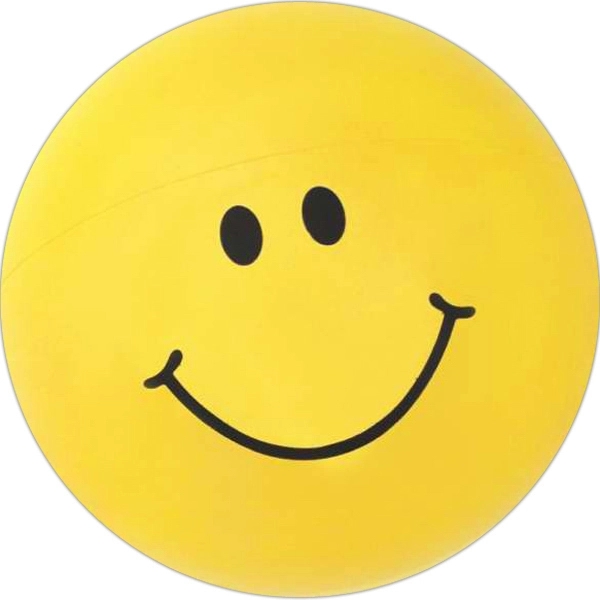 Inflatable yellow smiley face  beach ball.... from ASI 57705 Goodview Industries Co Inc / Goodview Industries