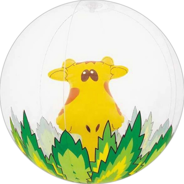 Inflatable 16" giraffe in the jungle beach ball.... from ASI 57705 Goodview Industries Co Inc / Goodview Industries