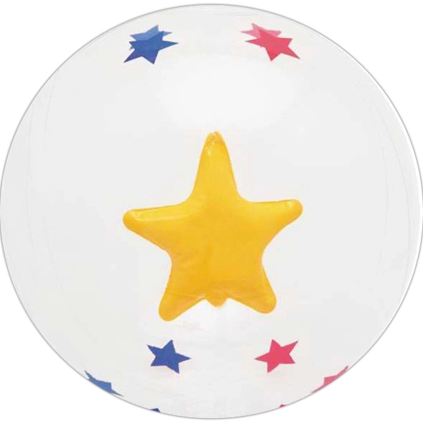 Inflatable clear beach ball.... from ASI 57705 Goodview Industries Co Inc / Goodview Industries