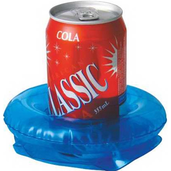 Transparent inflatable life preserver shape can/bottle holder.... from ASI 57705 Goodview Industries Co Inc / Goodview Industries