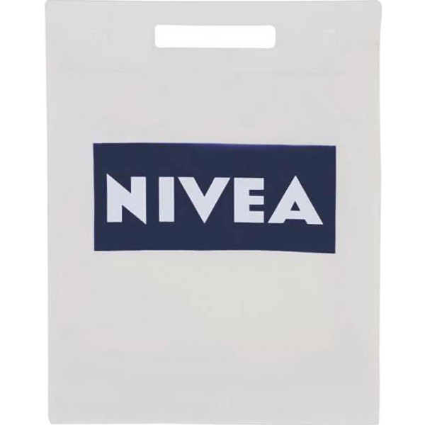 Frosted handy PVC vinyl accessory bag with double snap closure.... from ASI 57705 Goodview Industries Co Inc / Goodview Industries