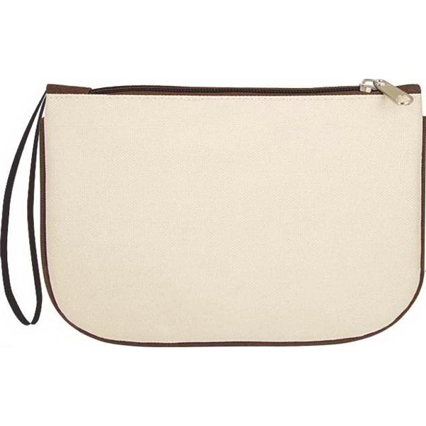 Saddle bag pouch with zipper closure and contrast wrap around colored... from ASI 57705 Goodview Industries Co Inc / Goodview Industries