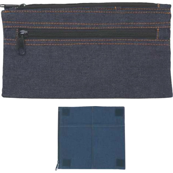This denim bag is full of pockets and bi-folded with hook... from ASI 57705 Goodview Industries Co Inc / Goodview Industries