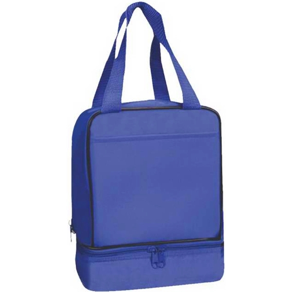 Lunchette cooler bag with webbed handles and zippered main compartment.... from ASI 57705 Goodview Industries Co Inc / Goodview Industries