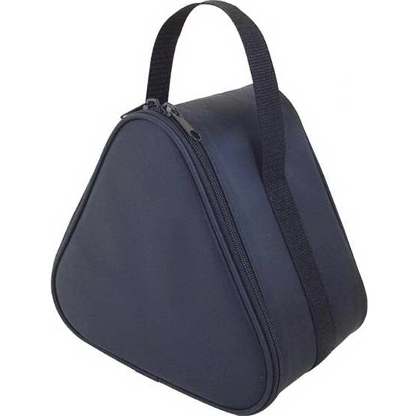 Triangle shape six pack cooler bag with double zippered closure.... from ASI 57705 Goodview Industries Co Inc / Goodview Industries