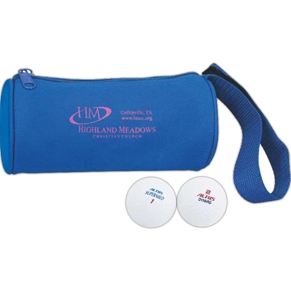 Golf Ball/ Accessory Mini Duffel Shape Bag has zipper closure, great... from ASI 57705 Goodview Industries Co Inc / Goodview Industries
