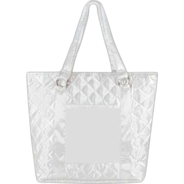 This Spacious Quilted Tote Bag has one large, open compartment and... from ASI 57705 Goodview Industries Co Inc / Goodview Industries