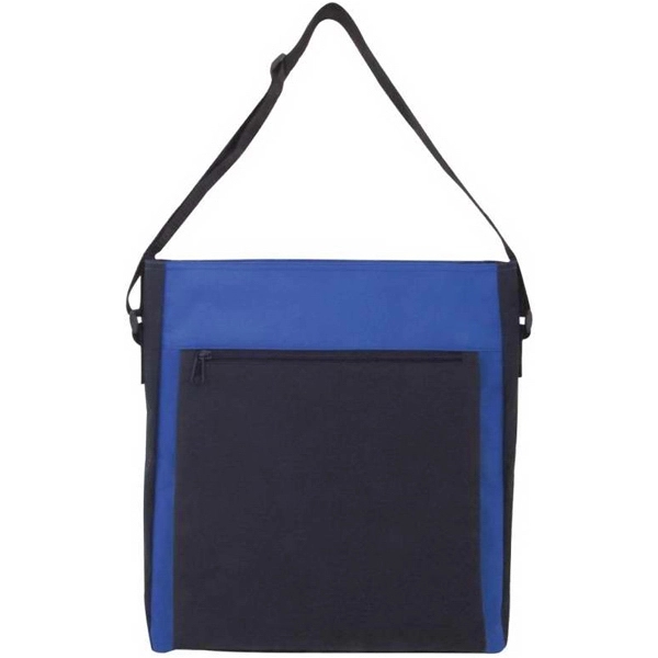 Messenger Brief Tote Bag with easy access large main zippered compartment.... from ASI 57705 Goodview Industries Co Inc / Goodview Industries