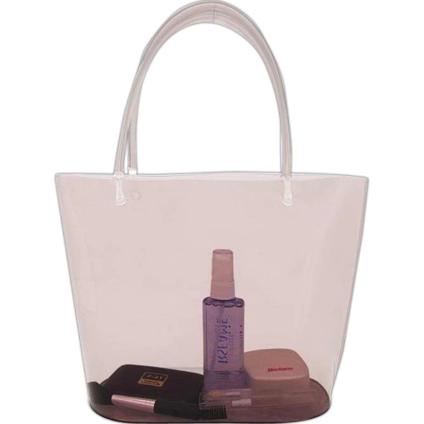 Transparent Pretty Carry all Tote Bag is simply styled in high... from ASI 57705 Goodview Industries Co Inc / Goodview Industries