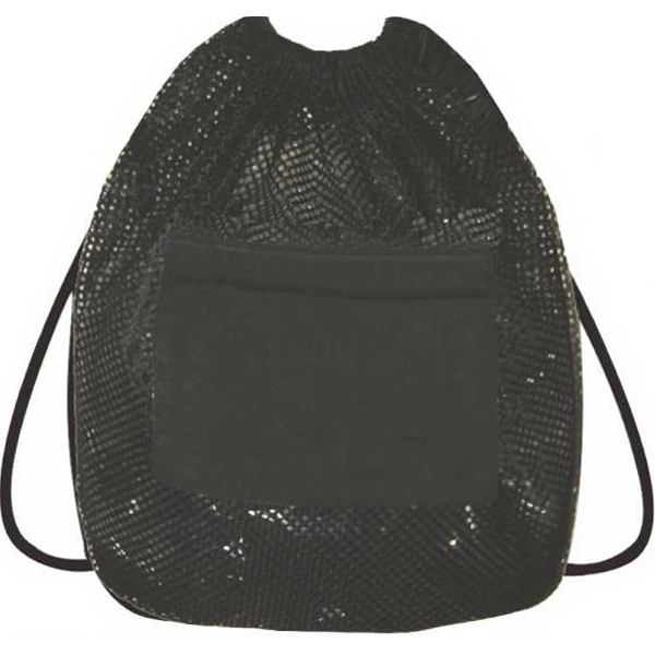 This convenient Mesh Bag with Back Straps comes equipped with back... from ASI 57705 Goodview Industries Co Inc / Goodview Industries