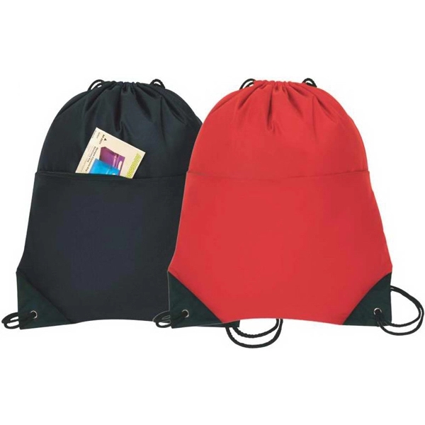 All Purpose Back Sack features spacious compartment with drawstring and front... from ASI 57705 Goodview Industries Co Inc / Goodview Industries