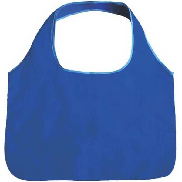 Clip-On Shopping Bag folds into a small matching pouch with plastic... from ASI 57705 Goodview Industries Co Inc / Goodview Industries