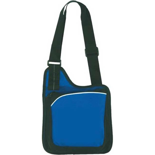 Mini Messenger Carry All equipped with one main zippered pocket, front... from ASI 57705 Goodview Industries Co Inc / Goodview Industries