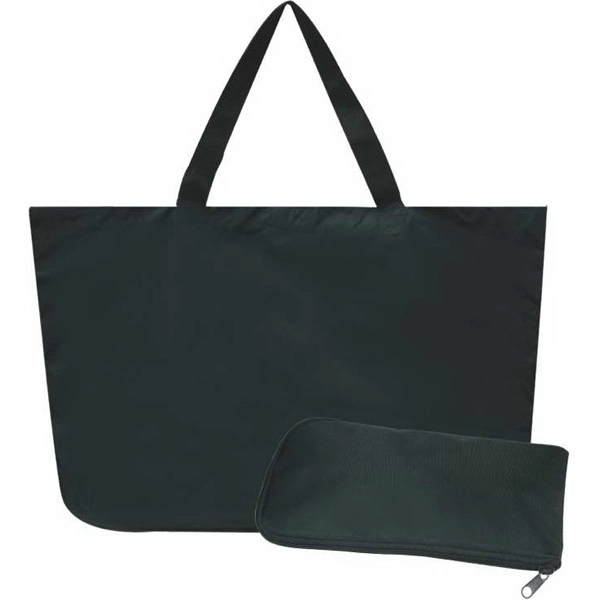 Economy Expandable Tote Bag with 22" shoulder strap, tote bag closes... from ASI 57705 Goodview Industries Co Inc / Goodview Industries