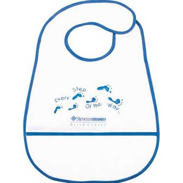 Baby Bib with terry cloth front & back and a clear... from ASI 57705 Goodview Industries Co Inc / Goodview Industries