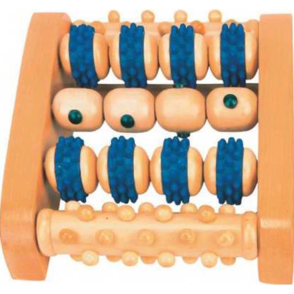 Complete Wooden Massager features five rows of alternating wooden tips, rubber... from ASI 57705 Goodview Industries Co Inc / Goodview Industries