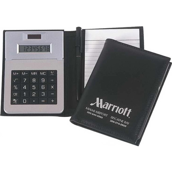 Deluxe padded portfolio with dual power. Full function calculator with soft... from ASI 57705 Goodview Industries Co Inc / Goodview Industries