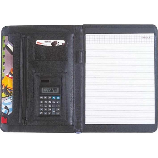 A4 Size Portfolio with Calculator, pen loop, notepad.... from ASI 57705 Goodview Industries Co Inc / Goodview Industries