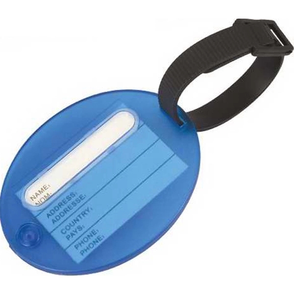 Luggage tag with watchband closure. Easy to view ID.... from ASI 57705 Goodview Industries Co Inc / Goodview Industries