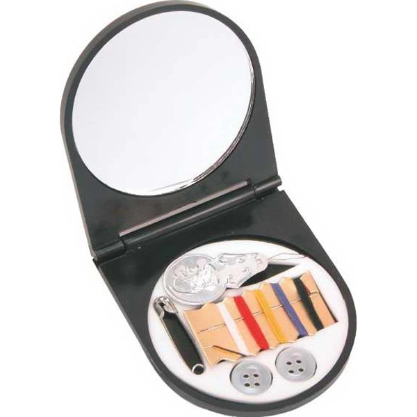 Dome shape pocket sewing kit with mirror.... from ASI 57705 Goodview Industries Co Inc / Goodview Industries