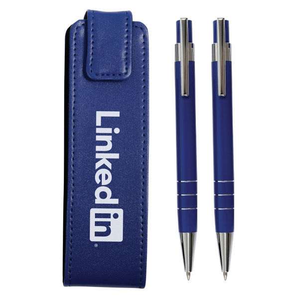 Anodized aluminum pen and mechanical pencil gift set.... from ASI 42920 ZZ DROPPED -Busrel Inc