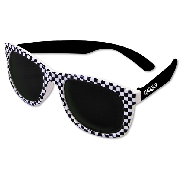 Sunglasses in fun pattern with a 400 UV rating.... from ASI 52840 Evans Manufacturing