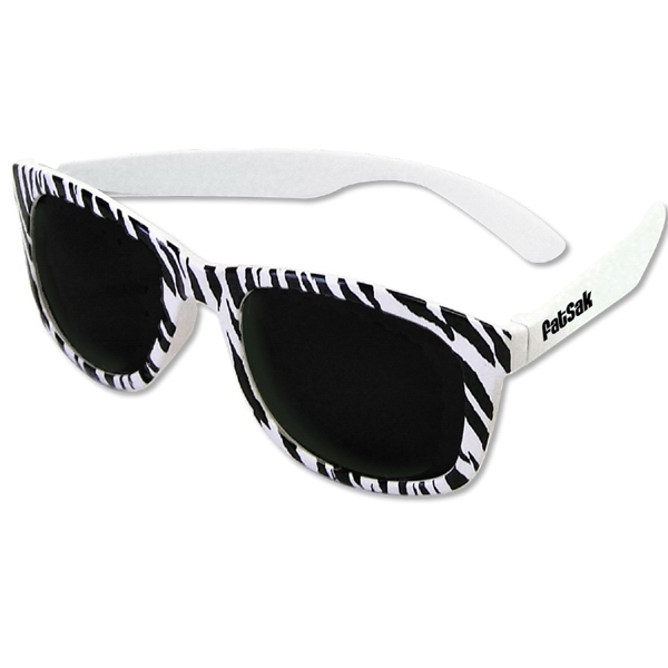 Sunglasses in fun pattern with a 400 UV rating.... from ASI 52840 Evans Manufacturing
