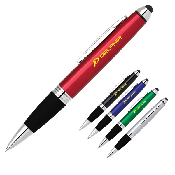 Plastic 2 in 1 twist action jumbo body ballpoint pen with... from ASI 40544 Binaco / Binaline