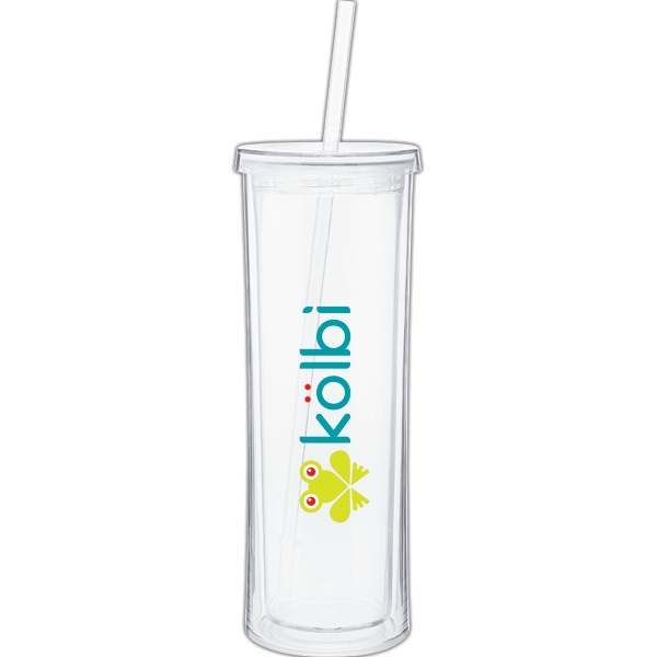 Via - Clear -  16 oz acrylic double wall tumbler... from ASI 51197 ETS Express, LLC / The Express Line