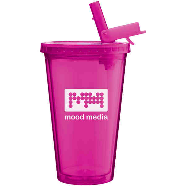 Spirit Sport - Fuchsia -  16 oz acrylic double wall... from ASI 51197 ETS Express, LLC / The Express Line