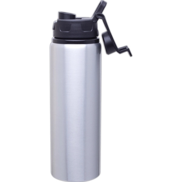 28 oz single wall aluminum water bottle with threaded snap-fit lid... from ASI 51197 ETS Express, LLC