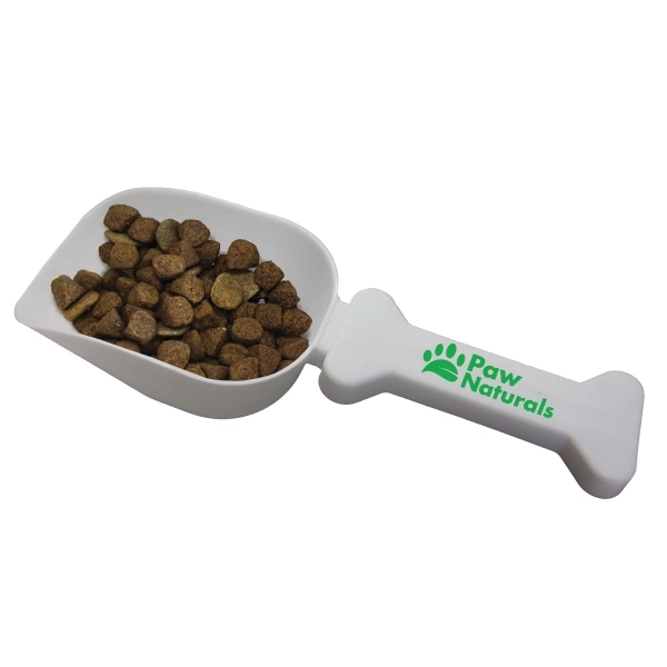 Plastic scoop for pet food that is made in the USA,... from ASI 92980 WOV-IN® / Promopet